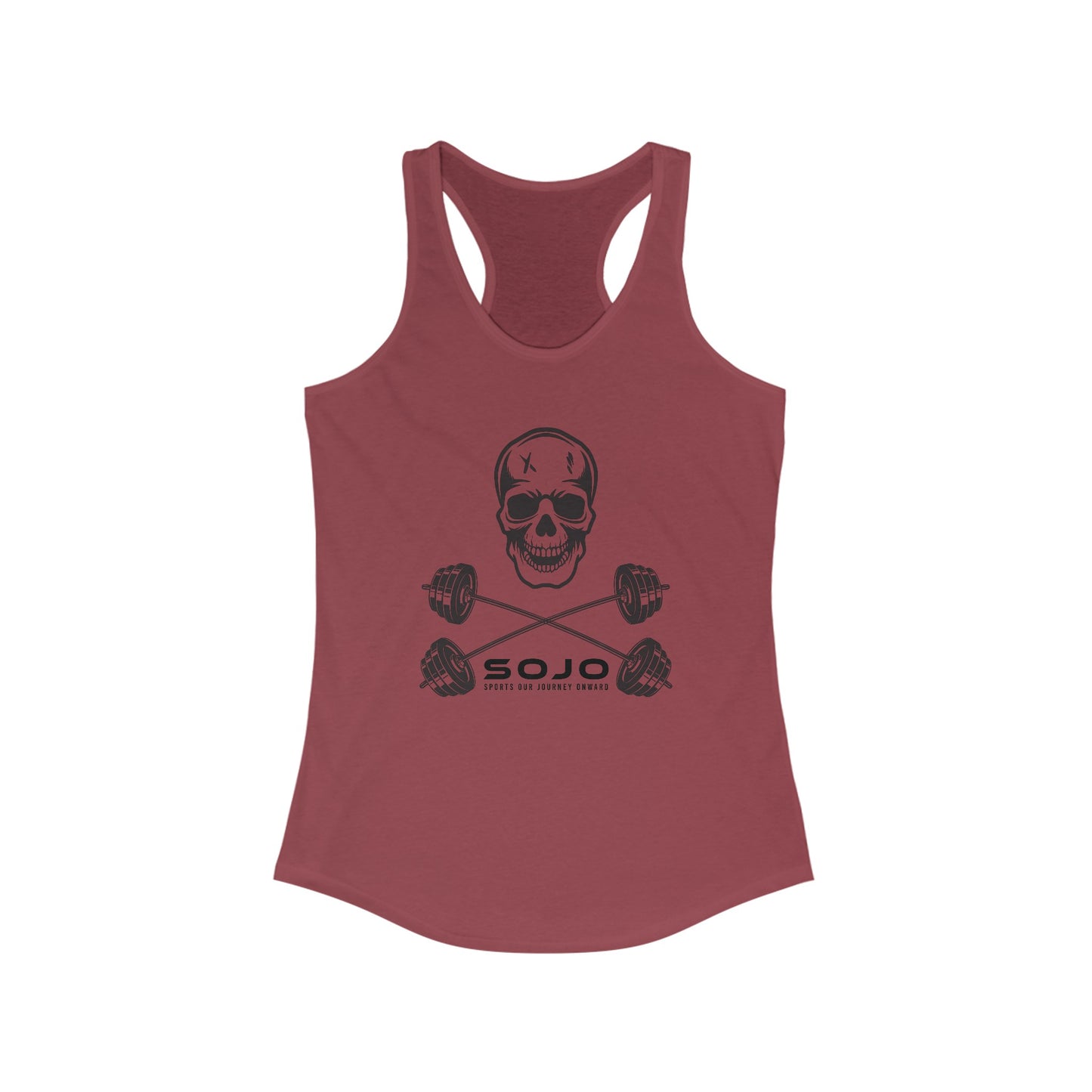 SOJO Women's Skull & Bells Racerback Tank