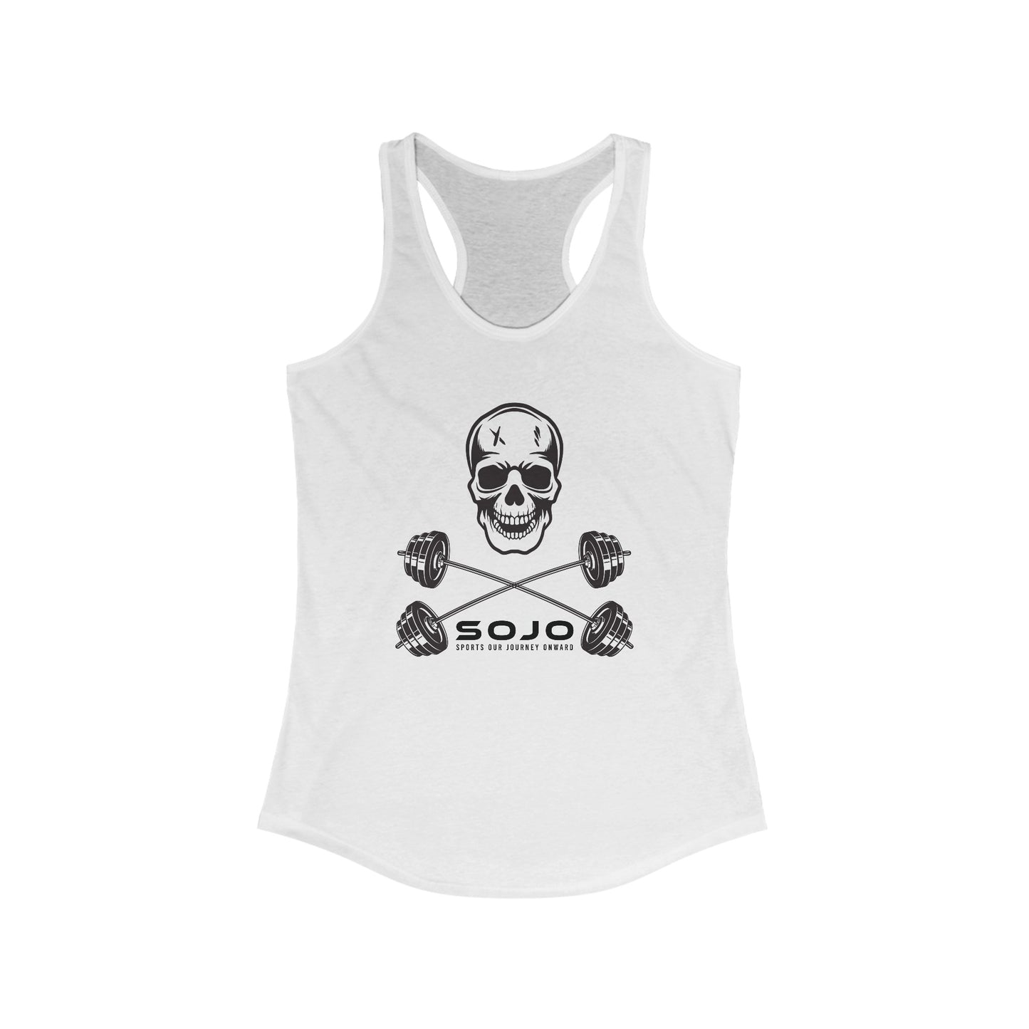 SOJO Women's Skull & Bells Racerback Tank