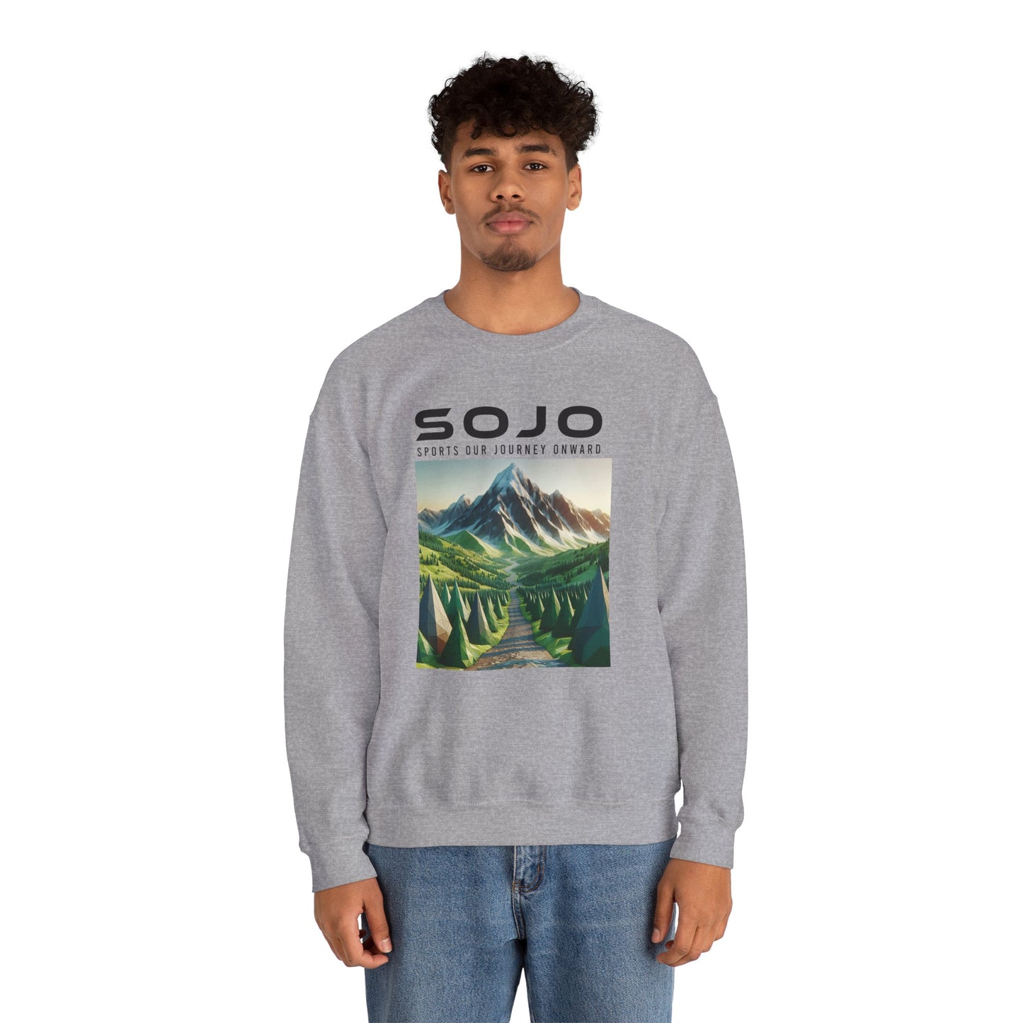 SOJO Mountain Pathway Crewneck Sweatshirt